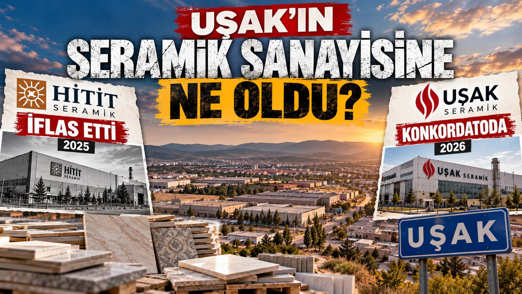 Uşak Seramik konkordato, Hitit Seramik iflas ve Uşak seramik sanayisinin geleceği