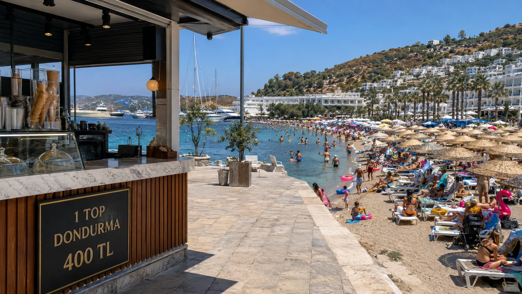 Bodrum’da 400 TL’lik dondurma fiyatı ve turizmde orta gelirli turistin davranış değişikliği