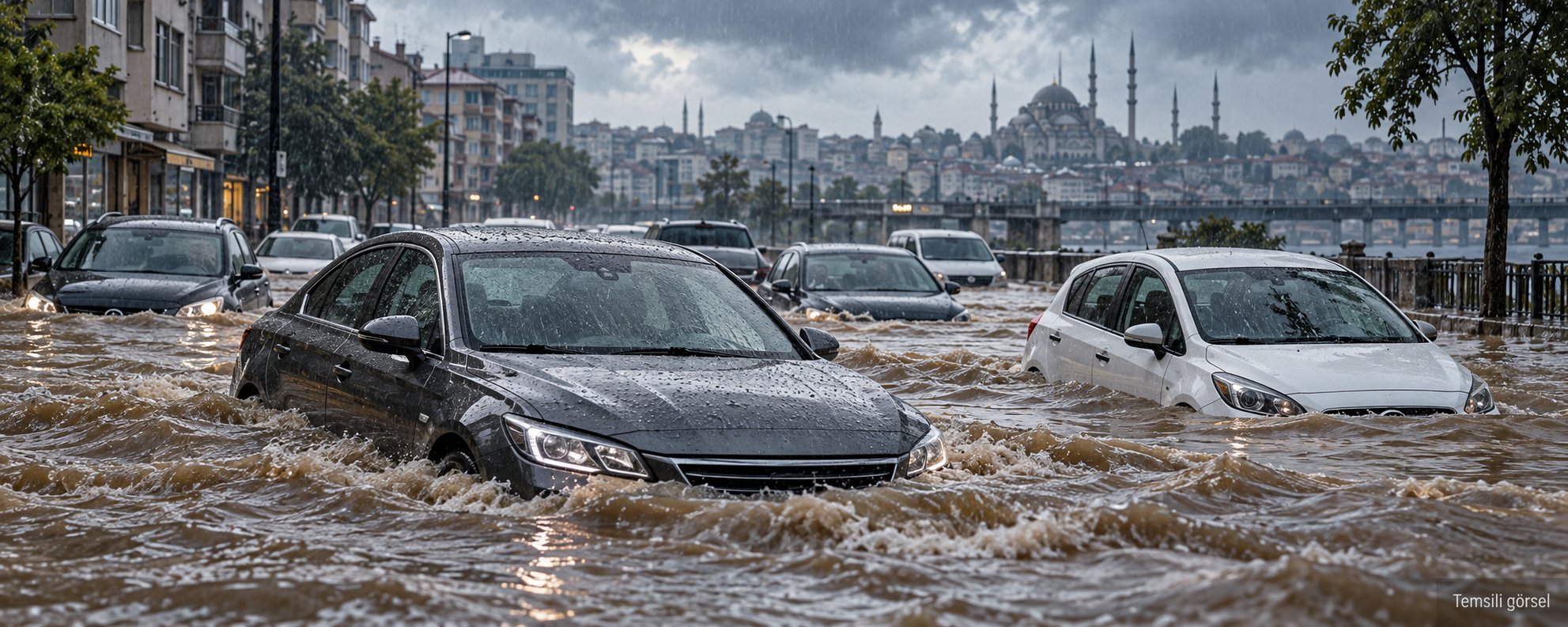 İstanbul’da sel nedeniyle zarar gören araçlar, kasko sel teminatı ve belediyelerin tazminat sorumluluğu